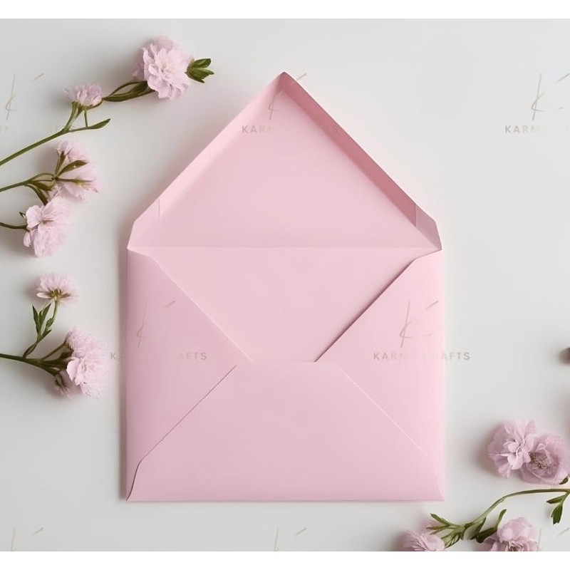 Light Pink 133mm x 184mm (5" x 7") Envelopes x