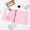 SKYDUE 1 Inch 3 Ring Binder with 8 Tab Dividers