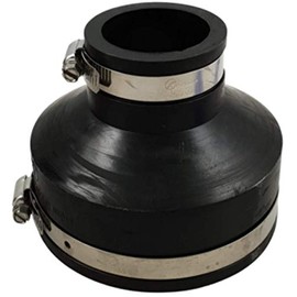Air Aqua Flexible Rubber Reducer, Reducing Sleeve, Pipe Connector for PVC Pipe, Flexible Sleeve, Rubber Sleeve, Reducer, Cuff, Pool Connection, Reducer (110 x 50 mm)