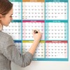 2025 Yearly Wall Calendar - Dry Erase Calendar 2025, Jan.