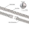 ICEDATA Mens Cuban Link Chain 13MM Width Cuban Chain Necklace