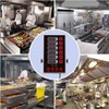NJTFHU Commercial Kitchen 6-Channel Timer Digital Cooking Timer Reminder with