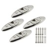 Jecoupoon 4-1/2" 5" 6" 8" Marine Boat Dock Cleats 316