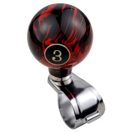 Lunsom Steering Wheel Power Handle, Car Turning Helper Suicide Knobs Steering Wheel Spinner Knob Fit for Vehicle Truck SUV,No.3