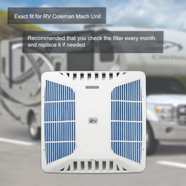 RV Air Conditioner Filter - 6" x 16" RV AC Replacement Filters For Coleman Mach Unit MERV 8 Air Filter (4 Pack)