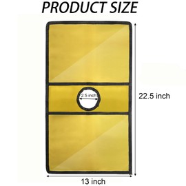 Bekith 12 Pack Traffic Cone Sleeve with Pockets for Caution, Traffic Cone Covers Safety Message Sign Sleeve for Outdoor Activity Warning, Sports Training, Parking Lots, 6 Colors