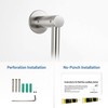 Shower Slide Bar Adjustable Handheld Shower Head Holder Wall Mount