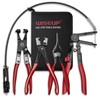 WISEUP 4PCS Hose Clamp Pliers Set - Includes 27" Long