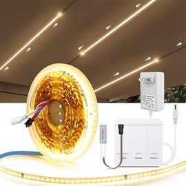CHNMALITAI10 M/33 pies, tira de luces LED que fluyen agua corriente, 24 V, 120 LEDs/M, cuerda de luz LED que fluye con panel táctil, interruptor de driver para decoración de pared del recámara y el