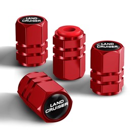 Land Cruiser Air Valve Cap, Suitable for Land Cruiser 250 Series, Rank 250 Series and Other Vehicles, Aluminum Alloy, Lightweight, High Strength, Corrosion Prevention, Dress Up Parts, Cars