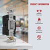 ENERLITES 20 Amp Toggle Light Switch, Single Pole, 20A 120/277V,