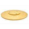 Wooden World Lazy Susan Rotating Pizza Plate Round Wooden 25