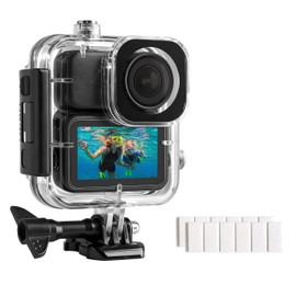 FitStill 50M/164FT Underwater Waterproof Case Waterproof Housing for DJI OSMO NANO Easy Installation Pressure Resistant Underwater Diving Protective Case for Underwater Photography dji osmo nano Accessories