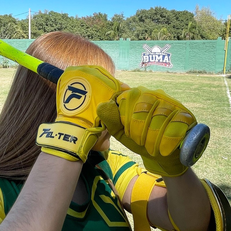 FELTER FITNESS Guantes de Bateo para Béisbol y Sóftbol Adulto