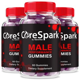 (3 Pack) Core Spark Performance Gummies – Original CoreSpark Daily Formula with a Clean Blend to Support Balanced Energy, Natural Flow, & Stamina | Great-Tasting, Easy-to-Chew Gummy (180 Gummies)