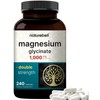 NatureBell Magnesium Glycinate 1,000mg, Double Strength 500mg Capsules, 4 Month