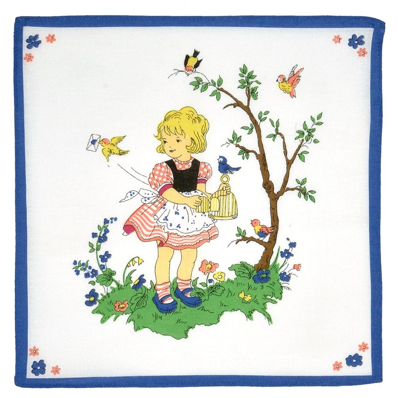 '"Ducky Children's Handkerchiefs – approx. 30 cm, 6 Pieces