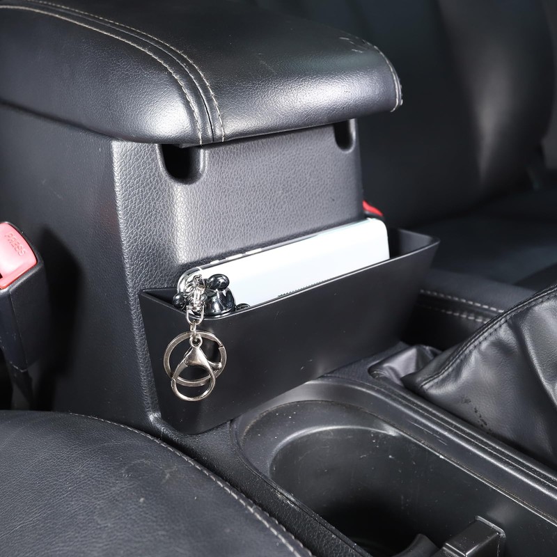 Aotumcer Center Console Sunglasses Holder Armrest Box Black Eyeglasses Storage