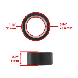 Caltric Clutch Roller Weight Slider Spacer O-Ring for Yamaha Kodiak 450 YFM45K 2018-2025
