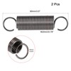 TOP-VIGOR 2Pcs Extension Compressed Spring, 2mm Wire Dia, 20mm OD,
