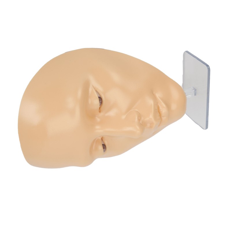 5D Silicone Makeup Practice Face Teaching Face Eye Cosmetic Mannequin