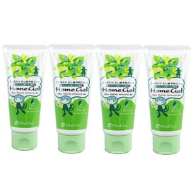 Oral Care Home Gel, Mint, 2.3 oz (65 g), 4 Bottles (Non-Dental Dental Product)