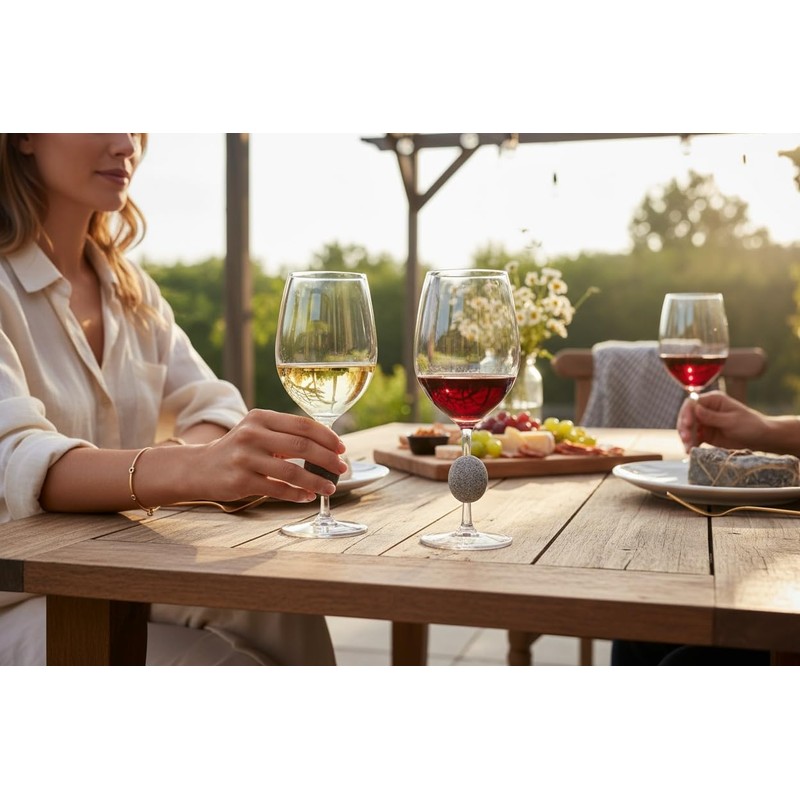 Sea Stones “Touchstone” Universal Wine Glass Set of 2-18oz Thin