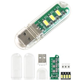 Yidab Soldering Practice Kit DIY USB LED Night Lamp SMD Electronics Projects Learn How to Solder(03USB03)