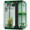 VIVOSUN D436 2-in-1 4x3 Grow Tent, 48"x36"x72" High Reflective Mylar