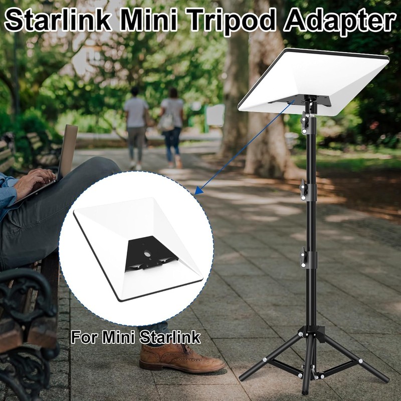 Starlink Mini Hose Adapter with 1/4" Screw, Compatible with Starlink