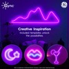 GE CYNC Dynamic Effects Smart LED Neon Shape Light, Full