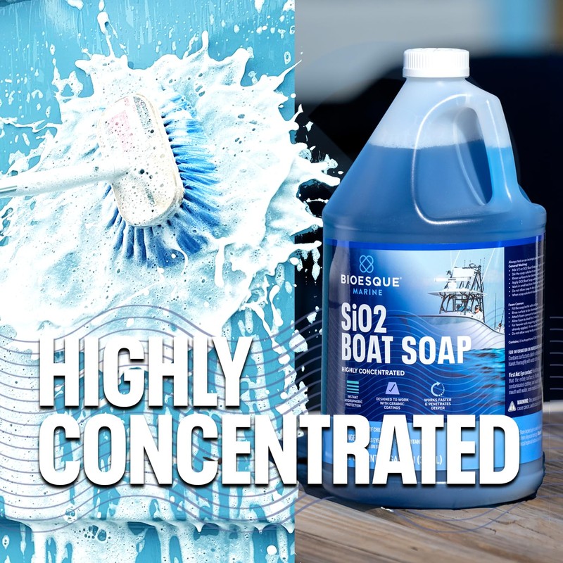 Bioesque Marine Pro SiO2 Boat Soap, 32 Fluid Ounce (Pack
