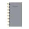 TF PUBLISHING Gray Spiral Address Book | Contact Logbook |