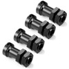 MORLORDY +20mm Extended Wheel Hubs Hex Adapters 4pcs Wheel Wideners