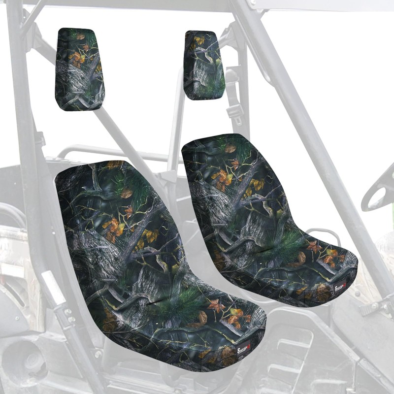 StarknightMT UTV Rhino Seat Covers, Waterproof 1680D Seat Covers Compatible