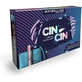 Maybelline New York Gift Pouch with Sky High Volumising Mascara and Line Refine Eye Pencil, Colour: Black, For Intense and Impactful Eye Make-up
