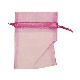 JAM Paper Sheer Organza Bags - X-Small - 3 x 4 - Violet - 12/pack
