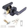 Qrity Door Lock Aluminium Alloy Handle Set Door Handle for