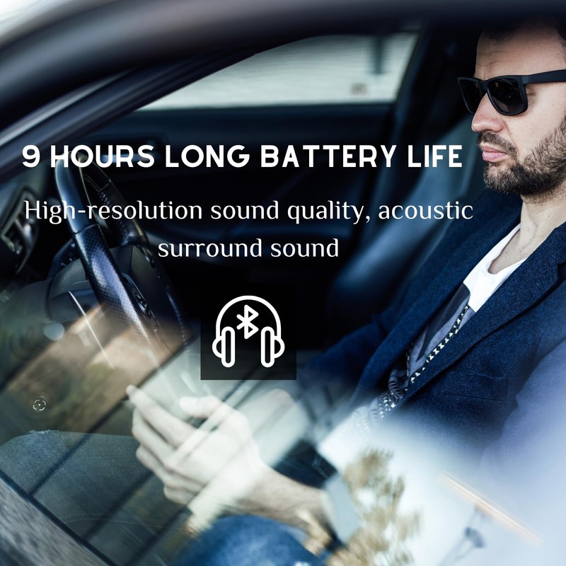 AI Translator Glasses with Smart Simultaneous Interpretation, Bluetooth 5.3 110+
