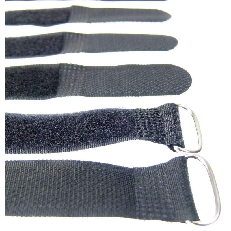 20 x 20 cm x 20 mm Resealable Velcro Cable
