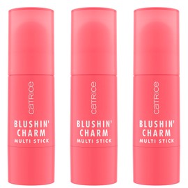 Catrice Blushin' Charm Multi Stick, Blush, No. 010, Pink, Instant Result, Natural, Radiantly Fresh, Vegan, Paraben-Free, Microplastic Particles, Nanoparticles Free, Pack of 3 (3 x 5.5 g)