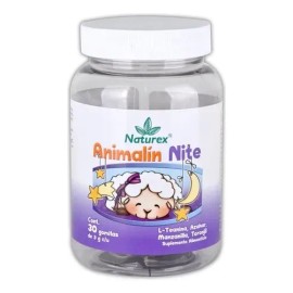 Animalin Nite C/30 Suplemento Gomitas 3g Naturex Sabor Frutas