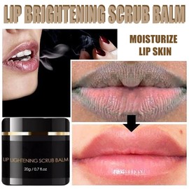 Moisturizing Lip Exfoliator and Lightening Scrub - Removes Dead Skin, Brightens Dark Lips, and Hydrates Chapped and Cracked Lips
