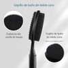 Cepillo Baño Doble Cara Mango Extensible Cerdas Suaves Agradables Piel