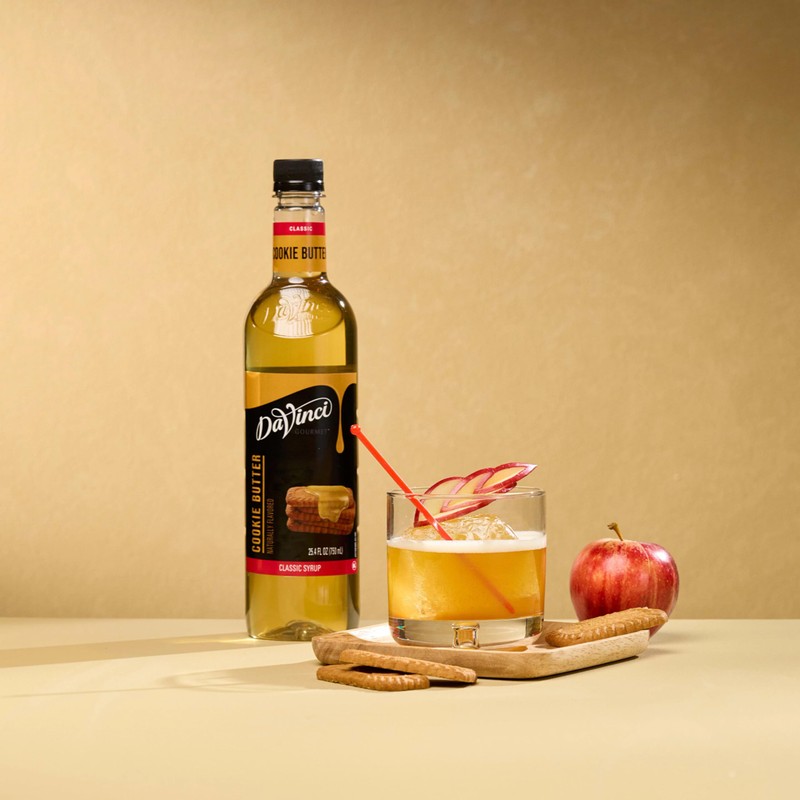 DaVinci Gourmet Cookie Butter Syrup, Made with pure Cane Sugar,