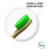 Paquete 100 Cepillo Dientes Bambú Adulto Biodegradable Media