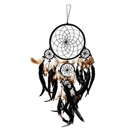 Kascha Dream Catcher 70 cm x 21 cm Black 5 Rings