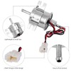 Universal Electric Fuel Pump 12V Low Pressure 3-6PSI Bolt Fixing
