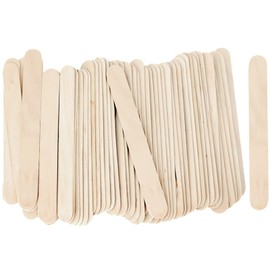 KTOJOY 8'' 70Pcs Jumbo Wooden Craft Sticks Wooden Popsicle Craft Sticks Stick Treat Sticks Ice Pop Sticks for DIY Crafts，Home Art Projects, Classroom Art Supplies