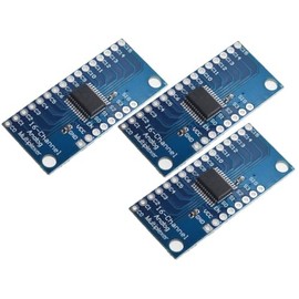 3 x CANADUINO® CD74HC4067 16-Channel Analog Multiplexer/Demultiplexer